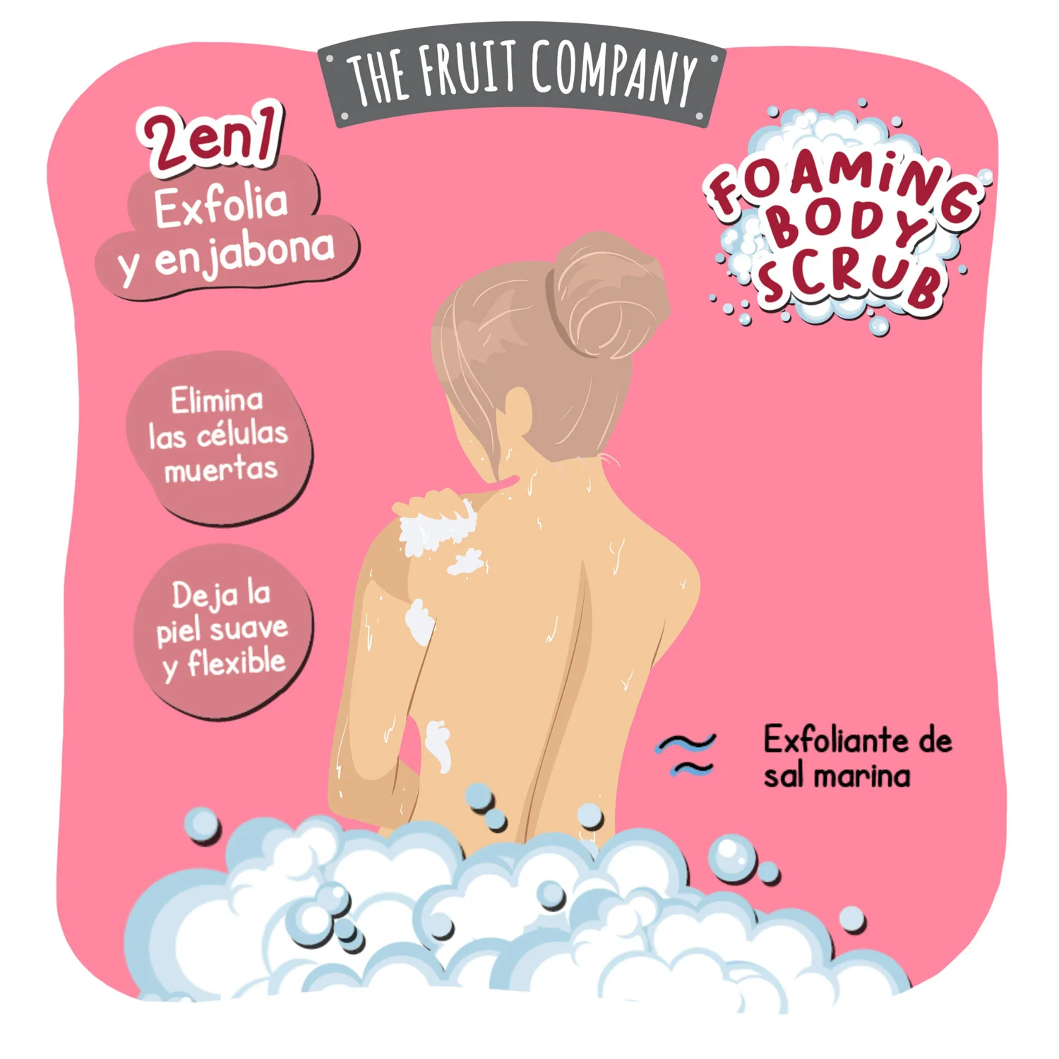 EXFOLIANTE CORPORAL 2en1 SANDÍA - The Fruit Company - Image 3
