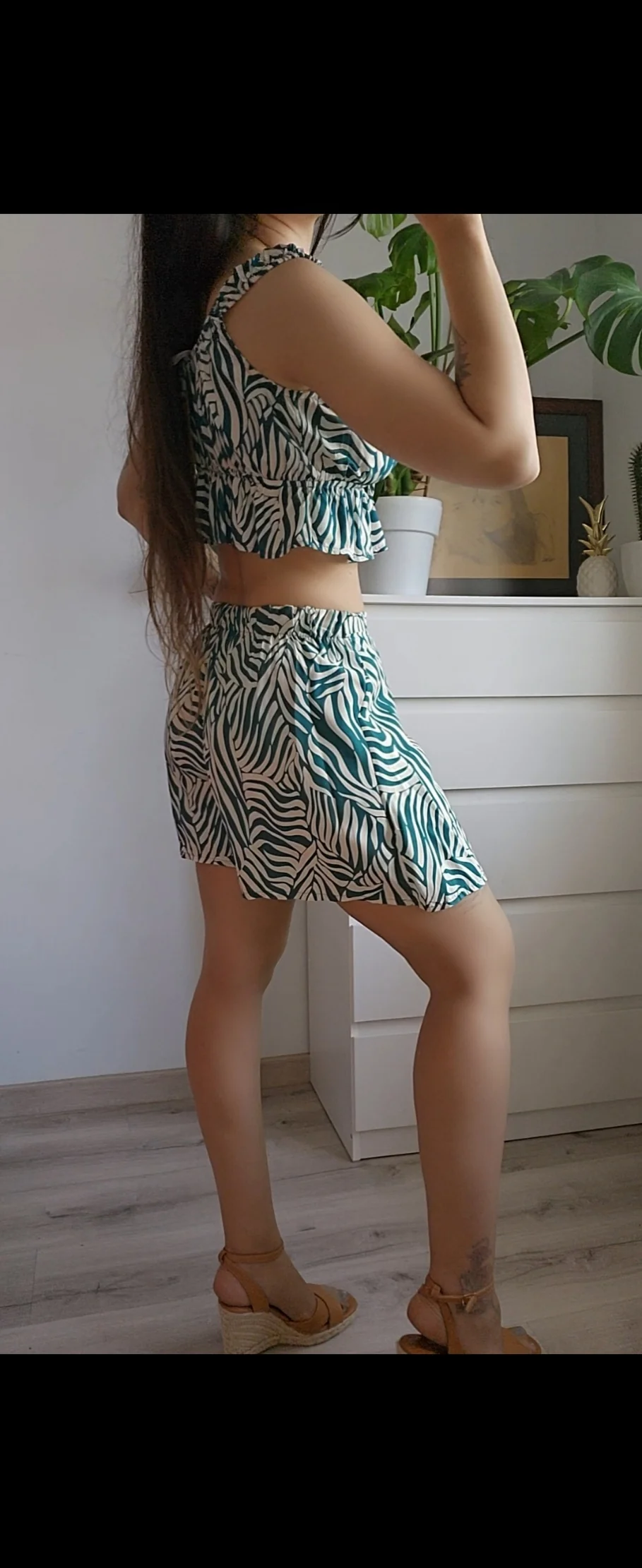 Conjunto Atenas Cebrado - Top + Falda/pantalón viscosa - Image 3